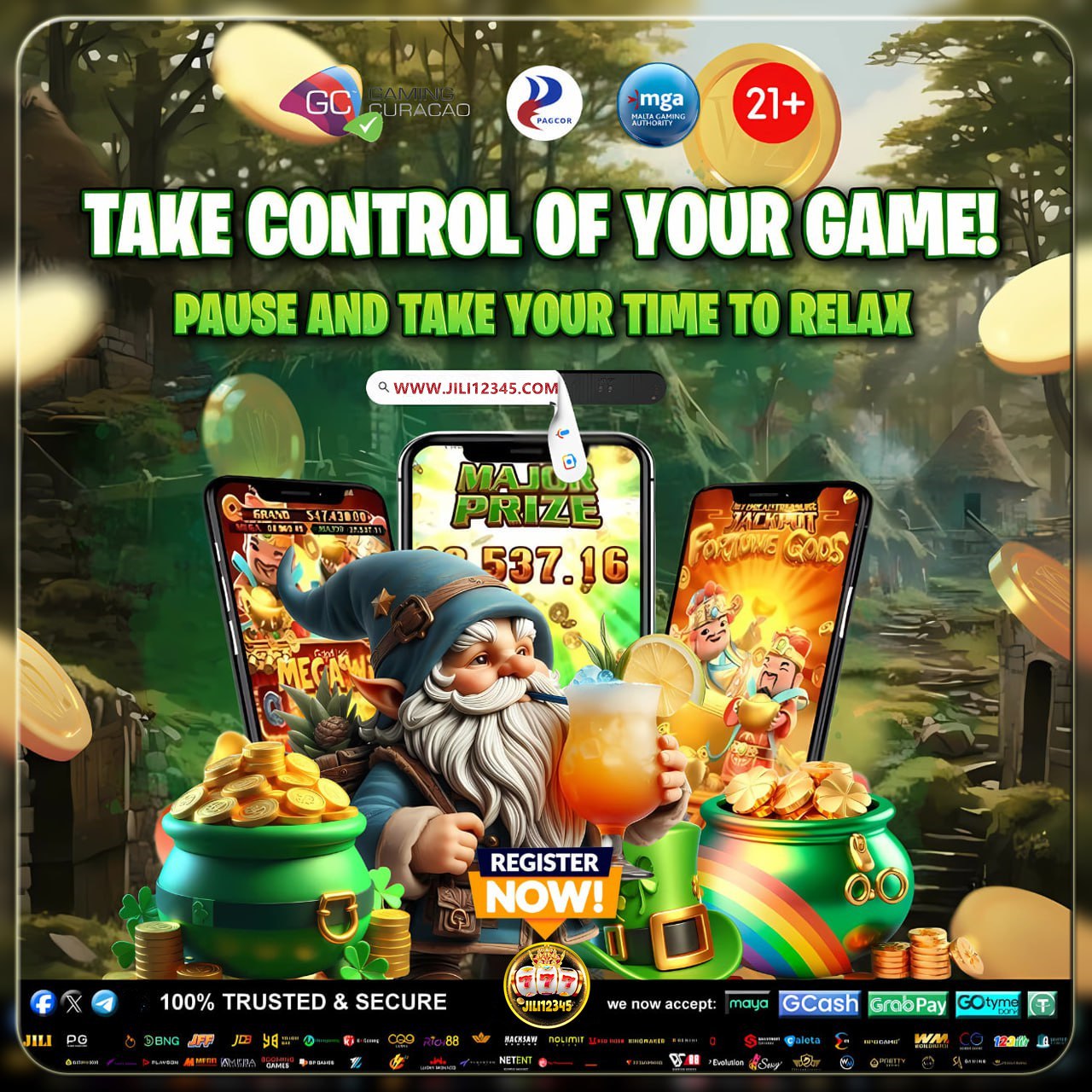 Ilustração do funcionamento de slots